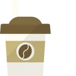 Takeaway Coffee SVG Icon